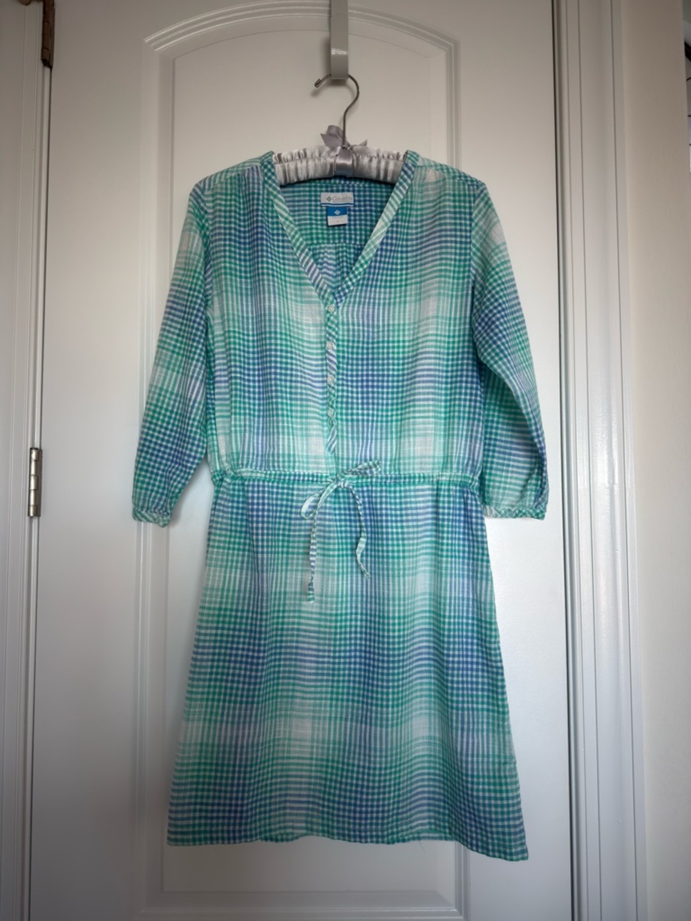 Columbia Shirt Dress in plaid size S